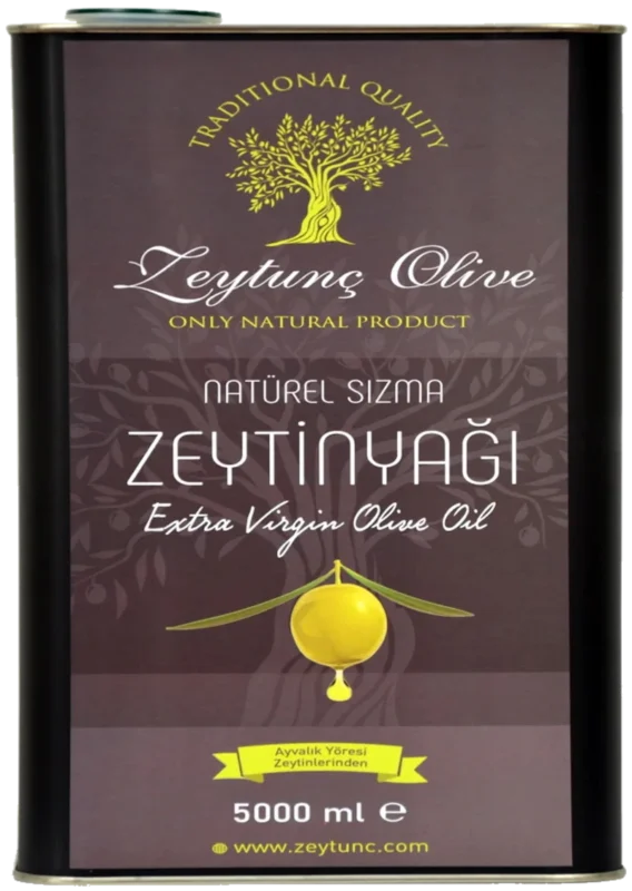 Zeytunç Olive Ayvalık Erken Hasat Zeytinyağı 5 Lt 2025 Ekim Sıkımı